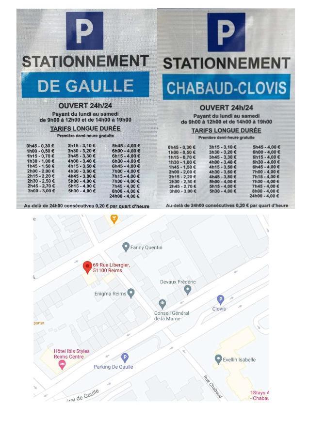 Apartament L'Historique, Hyper Centre Cathedrale ! Reims Zewnętrze zdjęcie